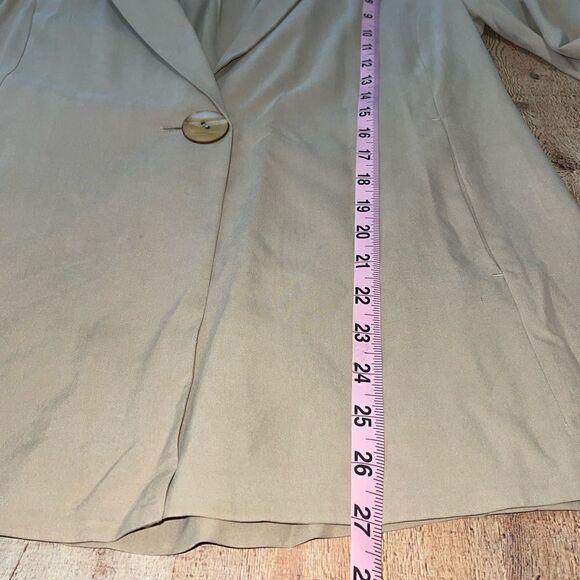 J. Jill 100% silk Single Button Career Jacket Blazer - Picture 8 of 12